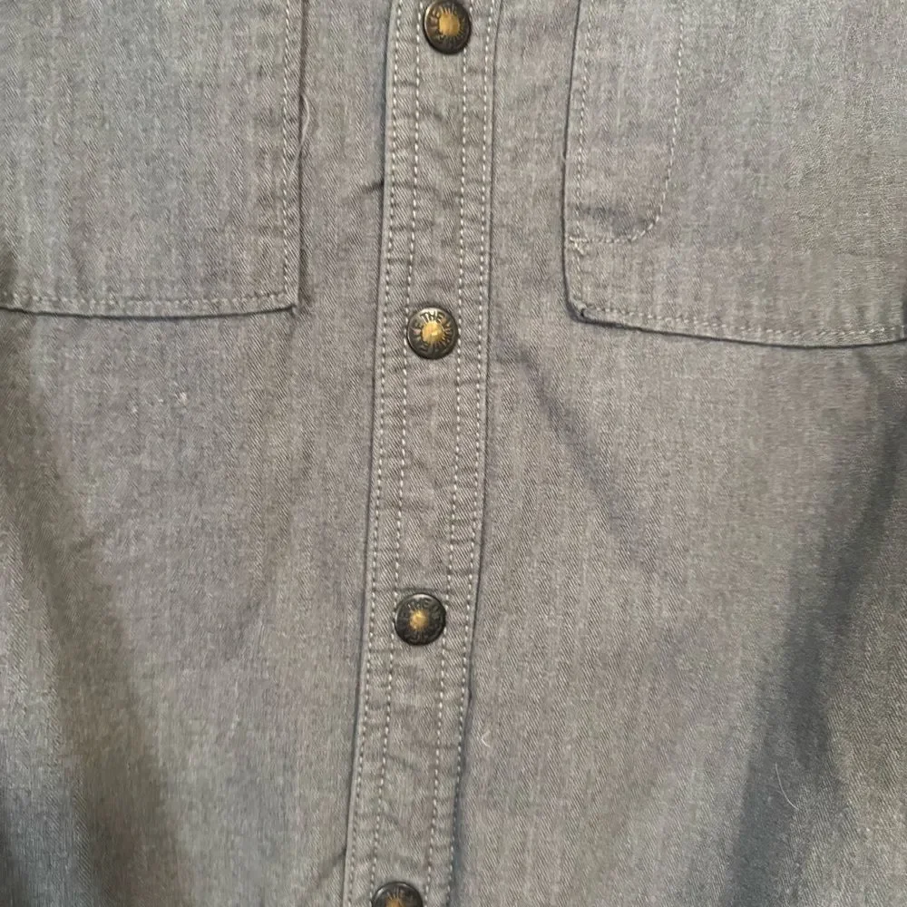 The North Face Gray Heavy Sherpa Lined Campshire Shirt Jacket